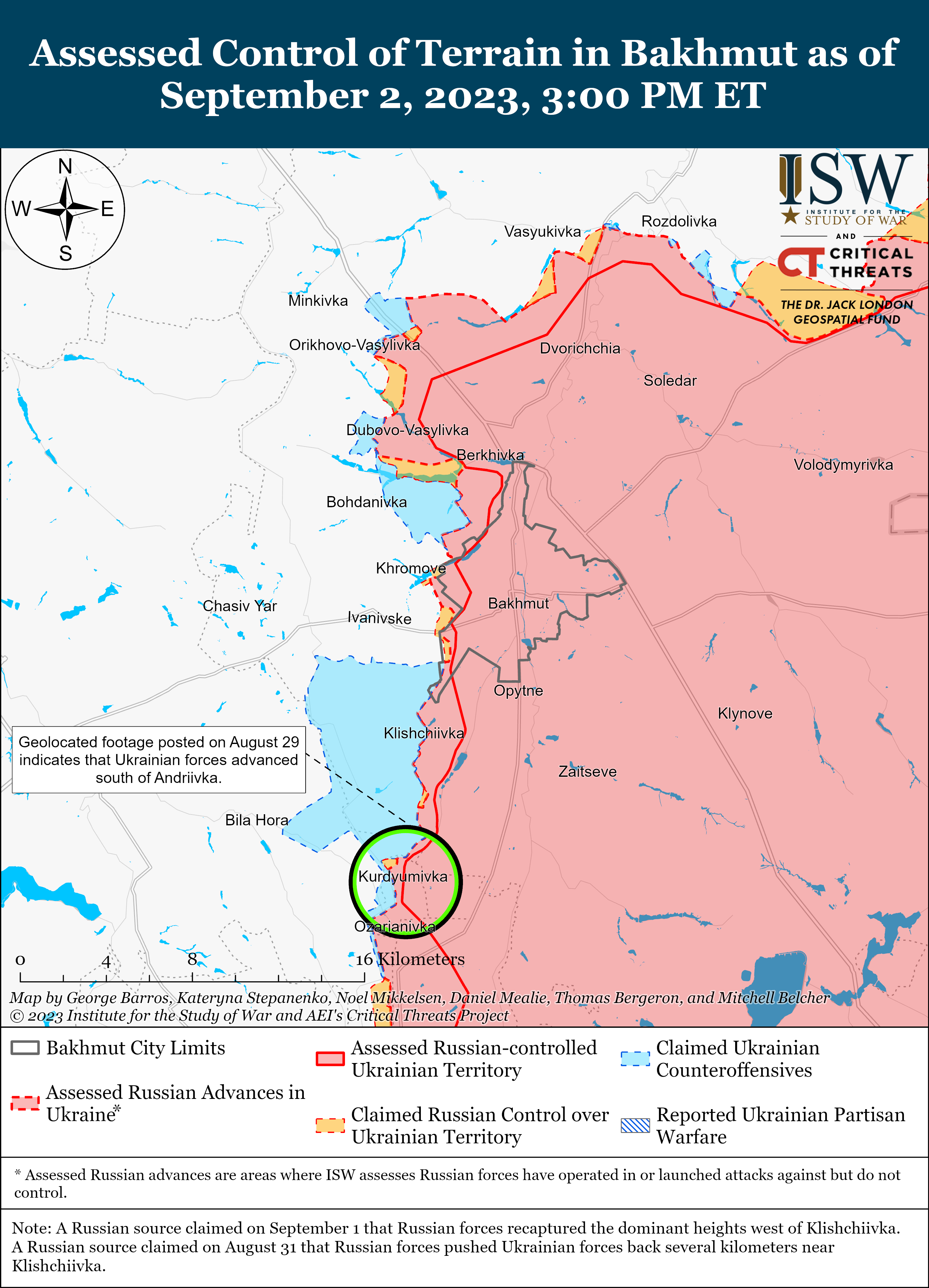 Russian Offensive Campaign Assessment September 2 2023 Institute